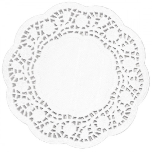 Paper Doily Round - 100mm 4" &Atilde; (Pack 250)