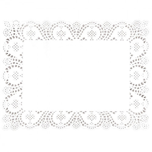 Paper Doily Rectangular - 300x400mm 12x15.75" (Pack 250)