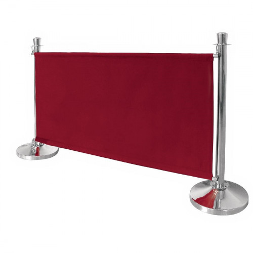 Bolero Red Banner with St/St Fixings