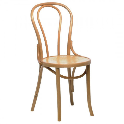 Bolero Bentwood Bistro Sidechair (Natural) (Pack 2) (Direct)