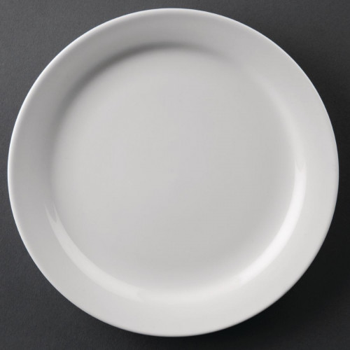 PLATE / ATHENA - HOTELWARE NARROW RIMMED PLATE - 6.5" - BOX OF 12 - CF360