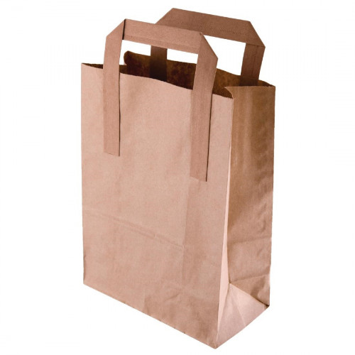 Recycled Brown Paper Bag Large (Pack 250)
