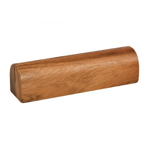 Menu Holder Acacia Wood 130x35x35mm