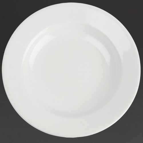 Royal Porcelain Classic Wide Rim Plate White - 6.3" 160mm (Box 12)