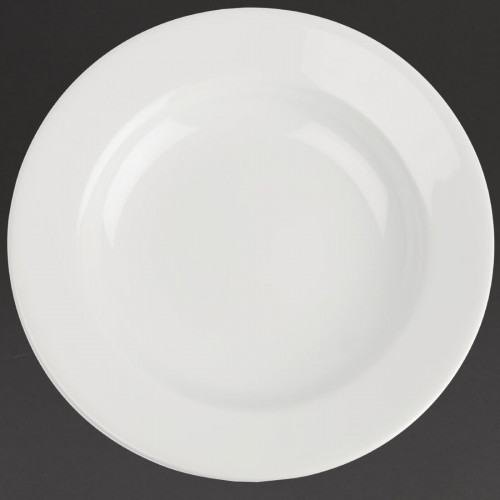 Royal Porcelain Classic Wide Rim Plate White - 11" 280mm (Box 12)