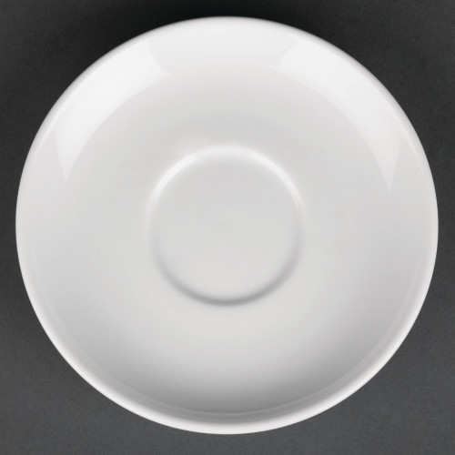 Royal Porcelain Classic Coupe Saucer White - 125mm (Box 12)