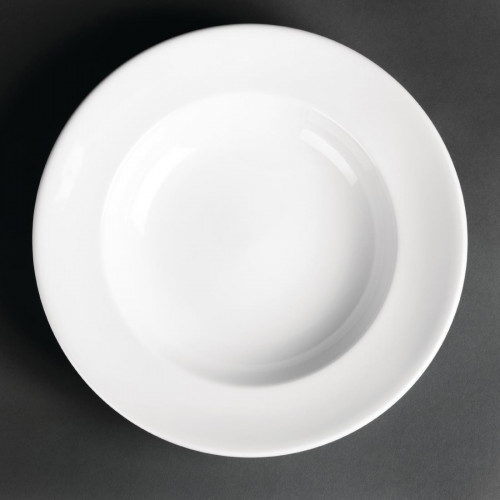 Royal Porcelain Classic Pasta Plate White - 10.25" 260mm (Box 12)