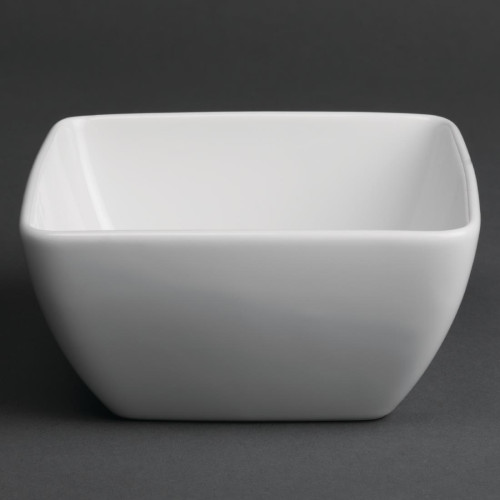 Royal Porcelain Classic Kana Salad Bowl Square White - 5" 125mm (Box 6)