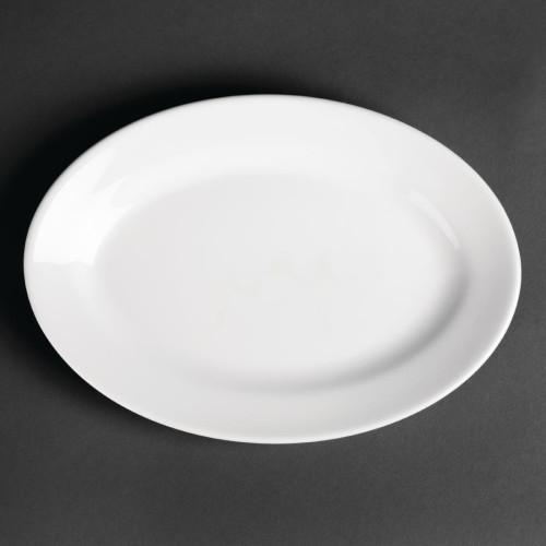 Royal Porcelain Classic Oriental Oval Platter White - 230mm (Box 12)