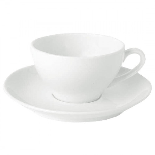 Royal Bone Ascot Coupe Saucer White - 5.5" 14cm (fits Cup CG311) (Box 12)