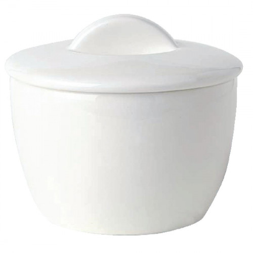 Royal Bone Ascot Sugar Bowl with Lid White - 7.75oz 220ml (Box 12)