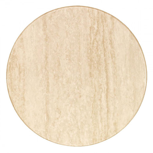 Werzalit Round 800mm Table Top (Travertin 034) (B2B)