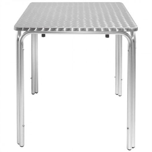 Bolero Square Stacking Bistro Table St/St Top - 600mm