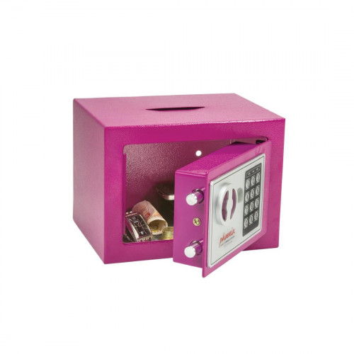Phoenix Compact Office Safe (Pink) (Direct)