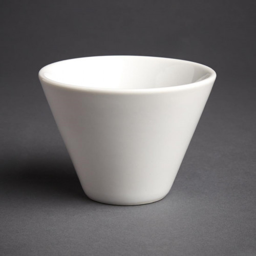 Olympia Conical Ramekin White - 325ml 110mm 4 1/4" (Box 6)