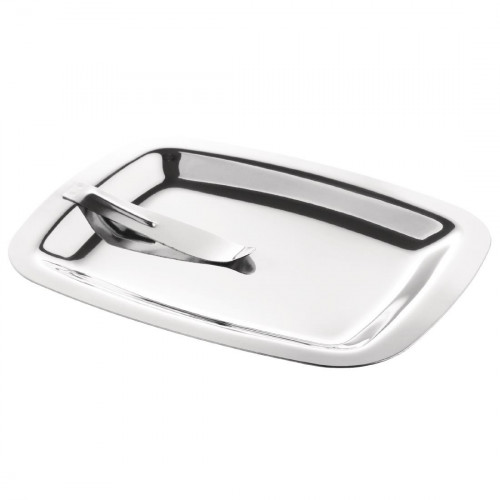 Olympia Stainless Steel Tip Tray with Spring Hold - 150x120mm
