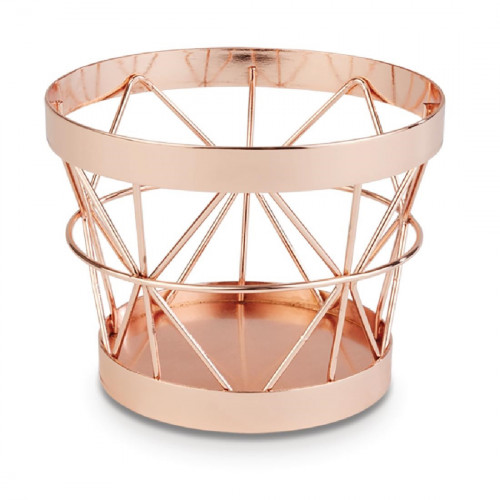 APS+ Metal Basket Copper 105mmd 80mm h (B2B)