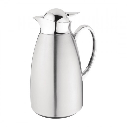 Olympia Chromed Vacuum Jug - 1Ltr