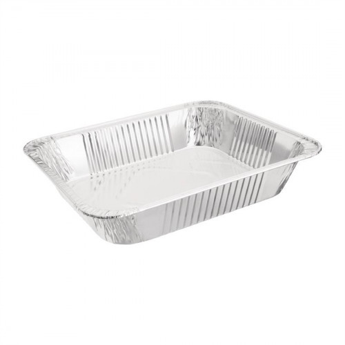 Fiesta Rectangular Foil Container 1/2 GN (Pack 5)