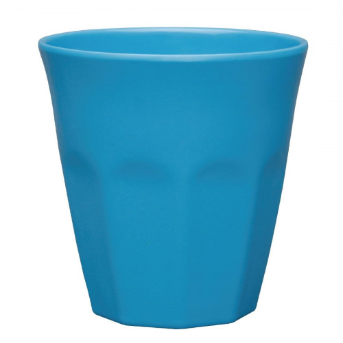 Kristallon Melamine Beaker Blue - 88(dia)x90(h)mm 290ml 10oz (Box 6)