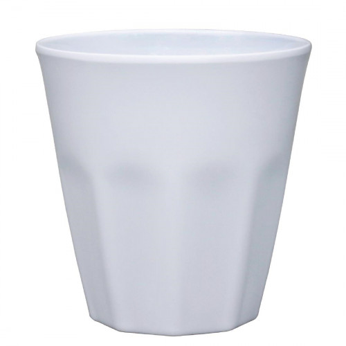 Kristallon Melamine Beaker White - 88(dia)x90(h)mm 290ml 10oz (Box 6)