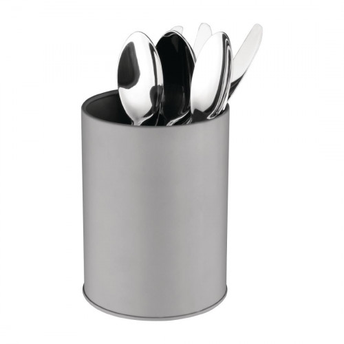 Olympia Galvanised Utensil Tin Grey - 110x150mm