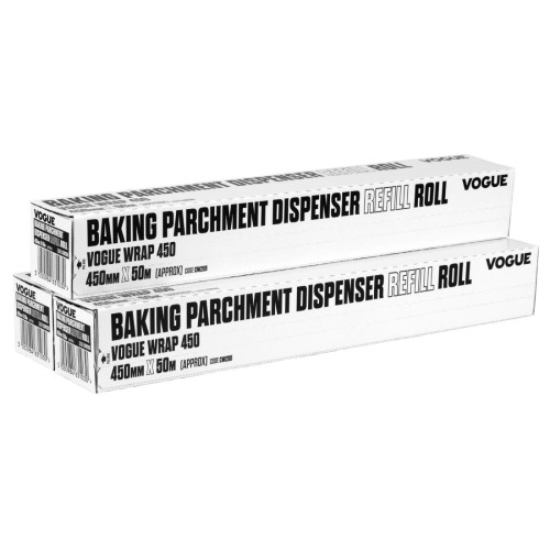 Baking Parchment Refill for Vogue Wrap450 Dispenser (Pack 3)