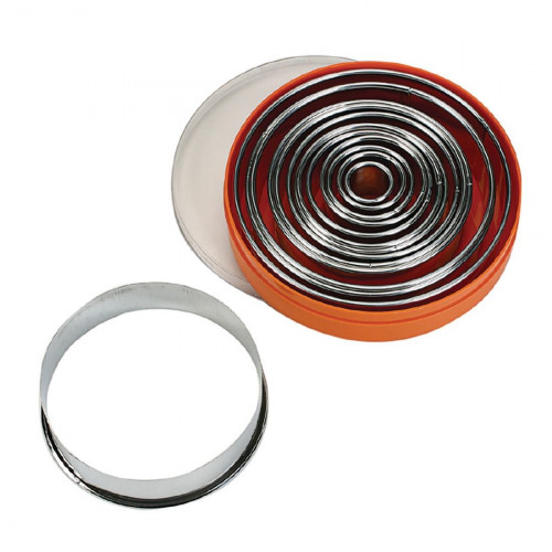 Schneider Set of Pastry Cutters Round Plain (Set 16)