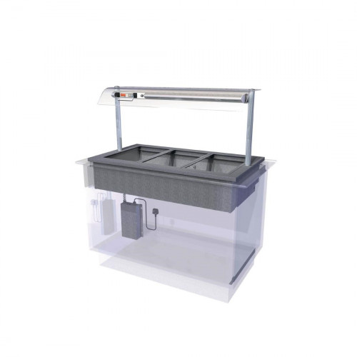 Designline Dry Heat Bain Marie Self Service 1175mm (L) (Direct)