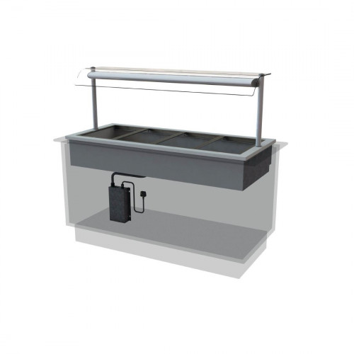 Designline Dry Heat Bain Marie Self Service 1525mm (L) (Direct)