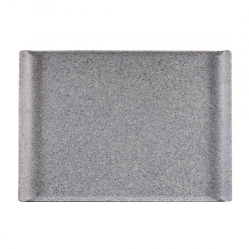 Churchill Plastic Rectangle Granite Melamine Tray 20 7/8x12 3/4"(Box 2) (Direct)