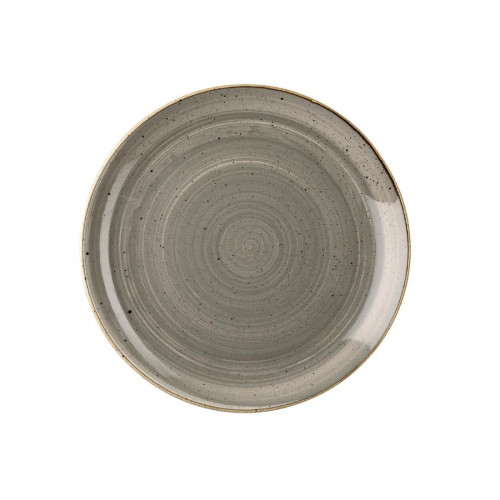 Churchill Stonecast Coupe Plate Grey - 288mm 11.2" (Box 12) (Direct)