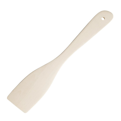 Vogue Wooden Spatula Curved - 12"