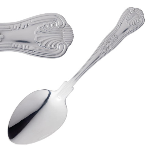 Kings Dessert Spoon St/St (Box 12)
