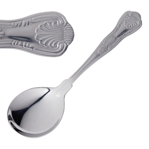 Kings Soup Spoon St/St (Box 12)
