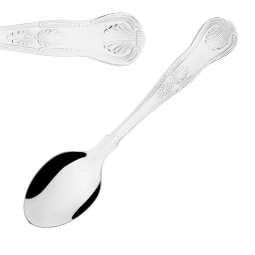 Kings Tea Spoon St/St (Box 12)
