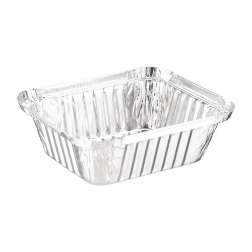 Fiesta Rectangular Foil Container - 435ml 120x145x45mm (Pack 500)