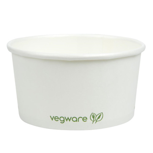 Vegware Compostable Soup or Ice Cream Pot - 170ml 6oz (Pack 1000)