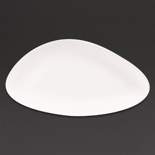 Churchill Chefs' Triangle Plate White (Box 6) 190x350mm (Direct)
