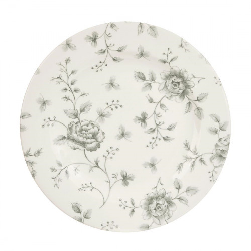 Churchill Rose Chintz Grey Profile Plate 8 1/4" (Box 6) (Direct)