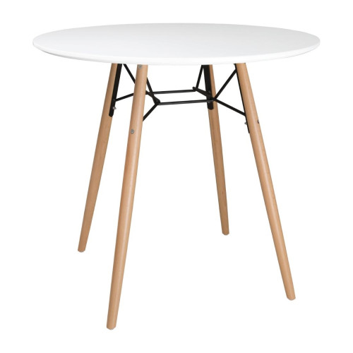 Bolero Arlo Table Top White & Table Base