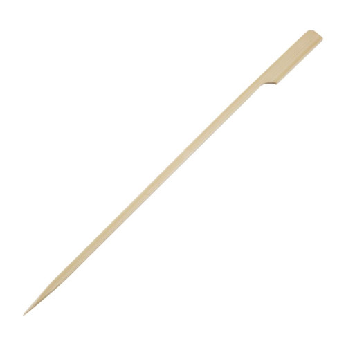 Fiesta Green Bamboo Paddle Skewer - 210mm (Pack 100)