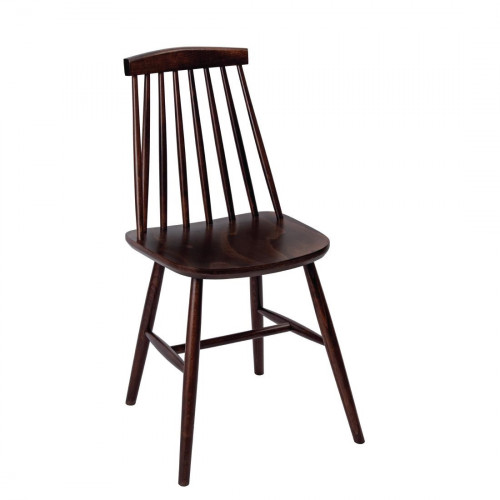Fameg Farmhouse Angled Sidechair (Walnut Effect) (Pack 2)