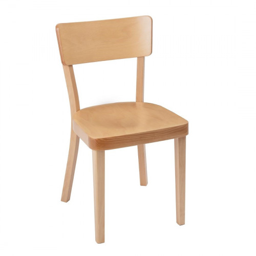 Fameg Plain Sidechair (Natural Beech) (Pack 2)