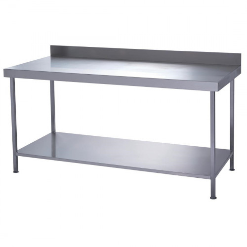 Parry Fully Welded Wall Table 1 UnderShelf - 600x600x900mm (Direct)