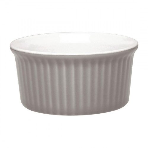 Olympia Coloured Ramekin Grey - 90x42mm 3 1/2" 145ml 5oz (Box 12)
