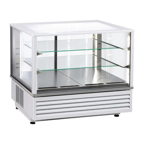 Refrigerated Counter Top Display 2/1GN White Finish (Direct)