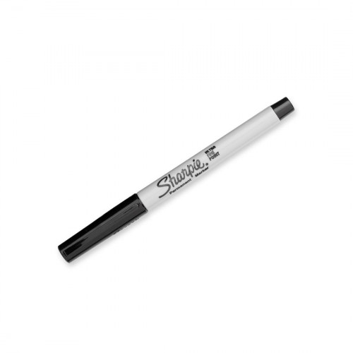Sharpie Ultra Fine Permanent Marker Black Blister (Pack 2)