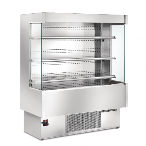 Zoin Silver 1200(w)mm 3 Shelf Multideck Display Chiller (Silver)