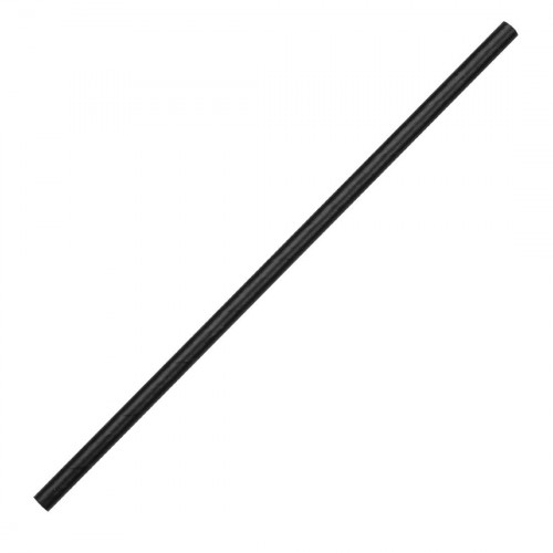 Fiesta Green Paper Straw Black - 6mm (Box 250)